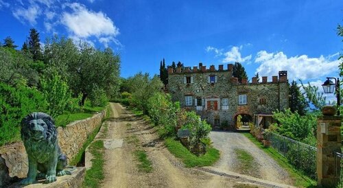 Villa Fabbroni, Book Villa Hoteller i Chianti med pool, Swimmingpool