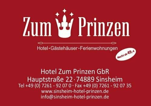 Hotel Zum Prinzen Sinsheim, Réserver Hôtel Sinsheim Bade-Wurtemberg