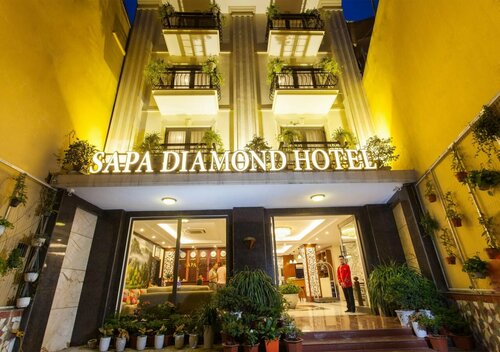 Sapa Diamond Hotel, Забронировать Отель Шапа Лаокай, рядом с Рынок Сапа