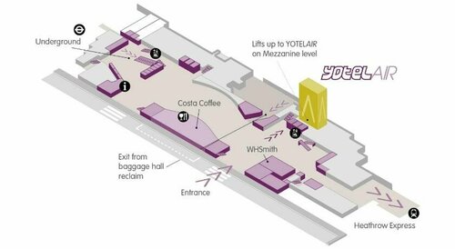 Yotel Air London Heathrow (Landside), Rezervați Hotel Hoteluri de 3 stele în Merseyside, 3*