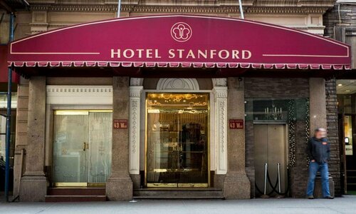 Hotel Stanford, Забронировать Отель Нью-Йорк Нью-Йоркская агломерация, рядом с Станция метро 14-я улица линия Шестой Авеню IND