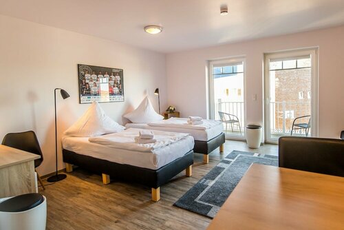 Hotel Flensburg Akademie, Забронировать Отель Фленсбург земля Шлезвиг-Гольштейн, рядом с Фленсбургская гавань