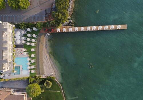 Hotel Ocelle Thermae & Spa, Забронировать Курортный отель Отели Сирмионе с бассейном, Бассейн