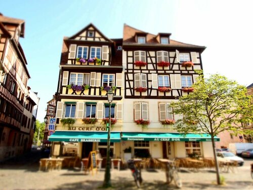 Logis Hôtel Restaurant Au Cerf d'Or, Забронировать Отель Страсбург Strasbourg Eurometropole, рядом с Страсбургский кафедральный собор