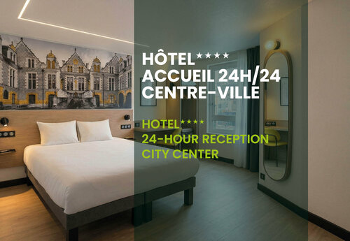 B&b Hotel Orléans Centre Foch, Забронировать Отель Орлеан Orléans Métropole, рядом с Loire a Velo Cycle Path