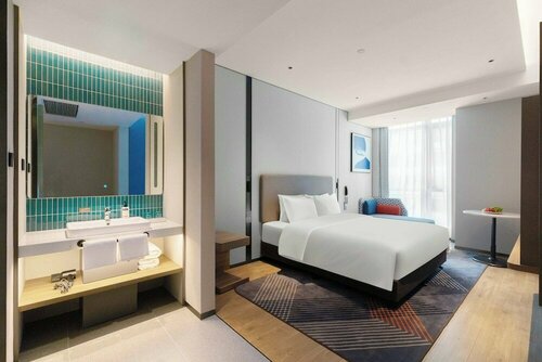 Holiday Inn Express Hangzhou Jiangnan by IHG, Rezerwuj Hotel Hotele w Binjiang z parkingiem, Parking