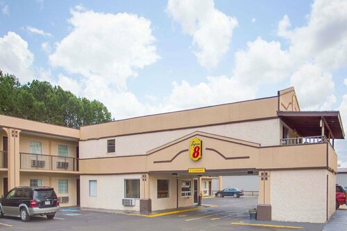 Super 8 by Wyndham Monticello AR, Rezerwuj Hotel Hotele w Ozark z parkingiem, Parking