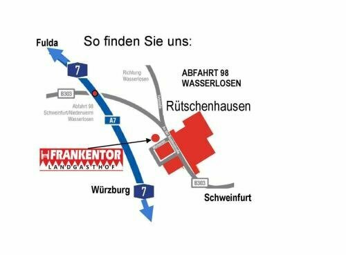 Landgasthof Frankentor, Prenota Motel Hotel a Baviera con parcheggio, Parcheggio