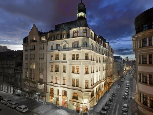 Art Nouveau Palace Hotel, Забронировать Отель Отели Праги с питанием, рядом с И. П. Павлова, Пансион
