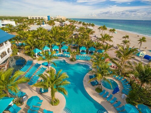 Margaritaville Hollywood Beach Resort, Забронировать Курортный отель Курортные отели Голливуда, Курортный отель