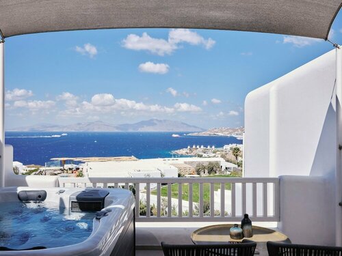 Myconian Naia - Preferred Hotels & Resorts, Забронировать Отель Миконос остров Миконос