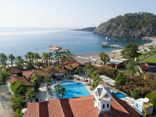 Отель MG Club Akman Beach Hotel, Забронировать Отель Отели Провинции Антальи с питанием, Пансион