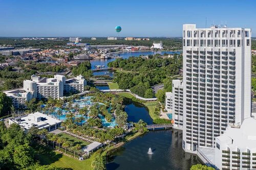 Hilton Orlando Lake Buena Vista - Disney Springs™ Area, Забронировать Курортный отель Курортные отели Диснейуорлд Орландо, Курортный отель