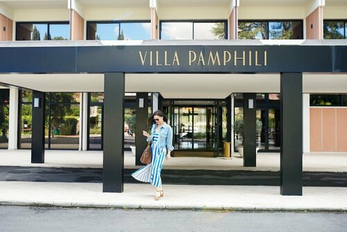 Hotel Villa Pamphili Roma, Book Hotel Rom hoteller med pool, Swimmingpool