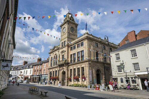 The Royal Oak Hotel, Welshpool, Mid Wales, Boek Hotel Welshpool 