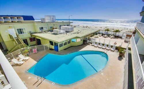 Surfer Beach Hotel, Забронировать Отель Отели Сан-Диего 3 звезды, рядом с Пляж Ривьера-Шорс, 3*