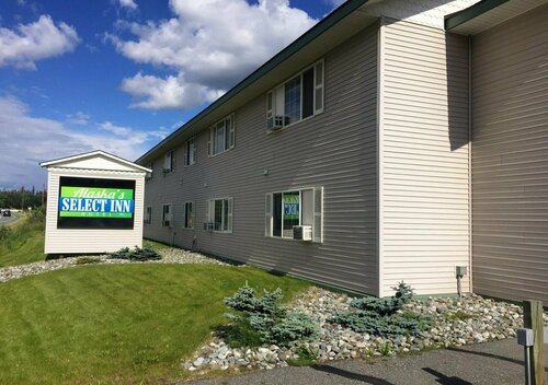 Alaskas Select Inn Wasilla, Buchen Sie Gasthaus Motels in Alaska, Motel