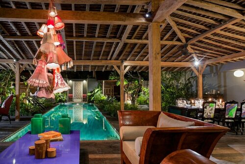 Villa Gambar - Comfortable Modern Mix 3BR Villa with Large Private Pool, 10 Minutes to the Beach, Réserver Villa Hôtels SPA à Bali, SPA