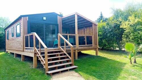 Glamping Terre & Mer, Reservar Parque de campismo Hotéis em Etables-sur-Mer com piscina, Piscina