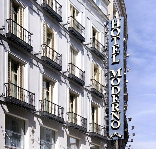 Hotel Moderno, Забронировать Отель Отели Мадрида с завтраком, рядом с Sala Triangulo, Завтраки