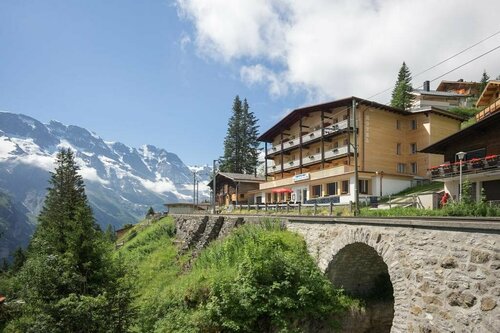 Hotel Alpenblick Mürren, Забронировать Отель Лаутербруннен Jungfrau
