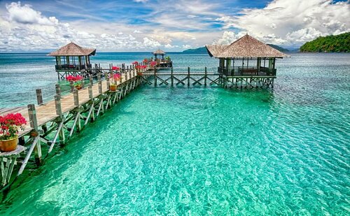 Bunga Raya Island Resort & Spa, Rezerwuj Ośrodek wypoczynkowy Hotele w Sabah ze śniadaniem, Śniadanie