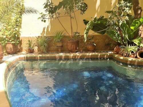 Riad La Clé De Fès, Rezervasyon Otel Fes havuzlu oteller, Karaouiyne yakınında, Yüzme Havuzu