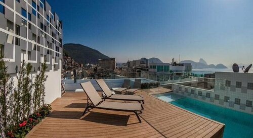 Rio Design Copacabana Hotel, Забронировать Бутик-отель Отели Копакабана 4 звезды, 4*