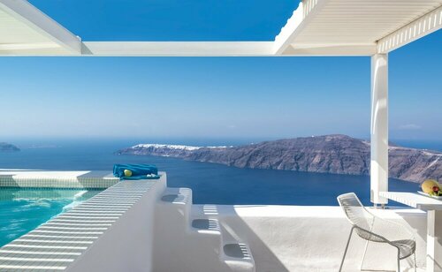 White Santorini, Забронировать Отель Отели Имеровиглион с парковкой, Парковка