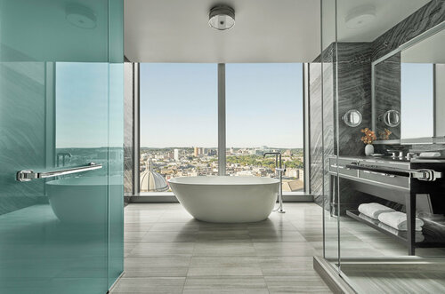 Four Seasons Hotel One Dalton Street, Boston, Забронировать Отель Бизнес-отели Бостона, рядом с Конференц-центр Hynes, 4* 5*