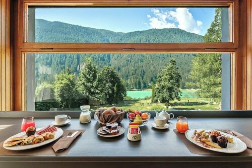 Hotel Auronzo Dolomites, Забронировать Отель Отели Венето с завтраком, Завтраки