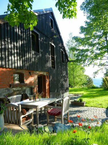 Berghütte Vogtland, Book Feriehus SPA-hoteller i Sachsen, SPA