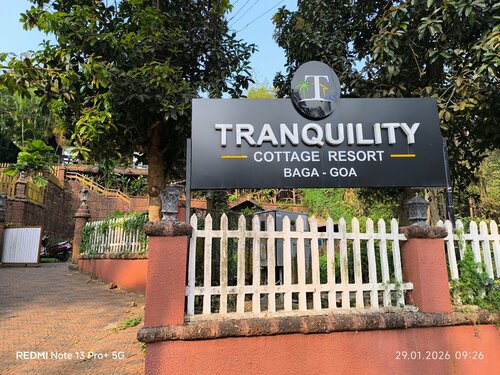 Tranquility Cottage Resort, Book Ferieresort Baga North Goa, nær Britto's