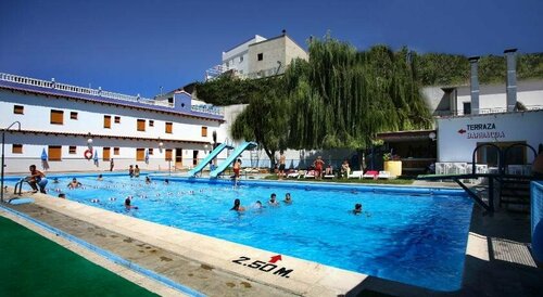 Hotel La Moraleda - Complejo Las Delicias, Забронировать Отель Отели Вильянуэва-дель-Арсобиспо с бассейном, Бассейн