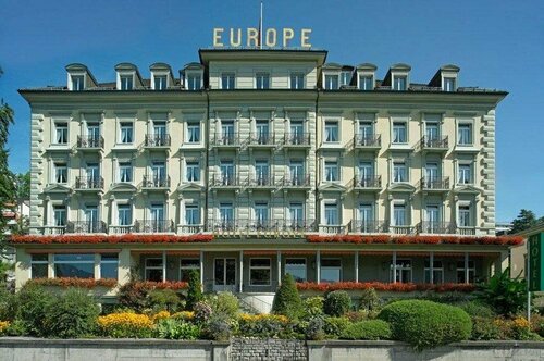 Grand Hotel Europe, Забронировать Отель Отели Люцерна 4 звезды, 4*