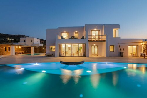 Mykonos AG Villas in Ftelia Beach, Забронировать Гостевой дом Гостевые дома острова Миконоса, Гостевой дом
