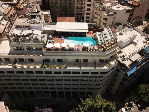 Novotel Athens, Забронировать Отель Отели Афины с бассейном, рядом с Железнодорожная станция Виктория, Бассейн