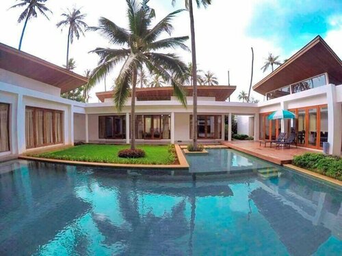 Pranaluxe Pool Villa ORG, Забронировать Вилла Отели Пранбури с бассейном, Бассейн