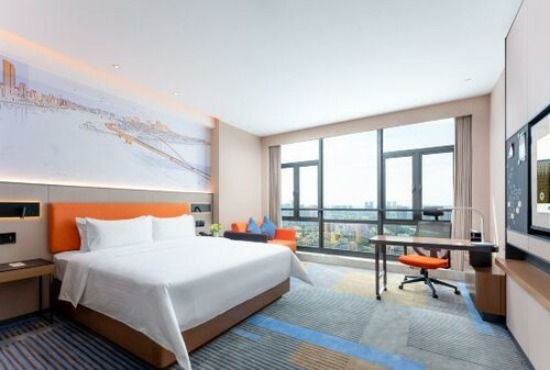 Hampton By Hilton Guangzhou Railway Station, Забронировать Отель «постель и завтрак» Отели Гуанчжоу с завтраком, рядом с Парк «Юэсю», Завтраки