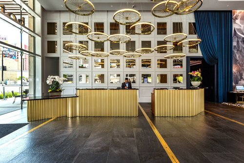 Hotel Indigo Los Angeles Downtown by IHG, Забронировать Отель Бизнес-отели Лос-Анджелеса, рядом с Развлекательный центр L.A. Live, 4* 5*