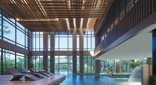 Dusit Devarana Hot Springs & Spa Conghua, Rezerwuj Ośrodek wypoczynkowy Hotele resortowe w Kanton, Ośrodek wypoczynkowy