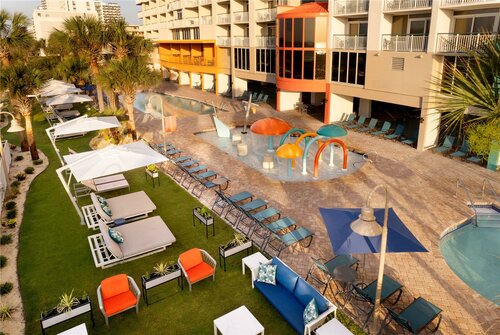 Hampton Inn & Suites Myrtle Beach Oceanfront, Забронировать Отель Миртл-Бич Гранд-Странд