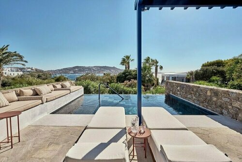 Бутик-отель Mykonos Theoxenia, Забронировать Бутик-отель Отели острова Миконоса с парковкой, рядом с Квартал Маленькая Венеция, Парковка