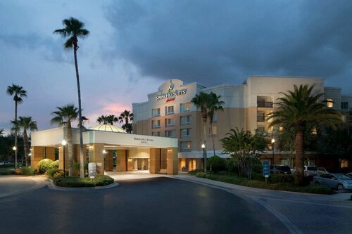 Courtyard, Lake Buena Vista, Orlando Marriott Village, Забронировать Отель Лейк Буэна Виста Орландо