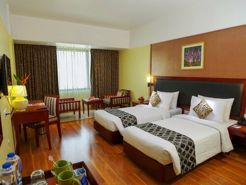 Classic Sarovar Portico Trivandrum, Reserva ahora Hotel Hoteles en Kerala con aparcamiento, Aparcamiento