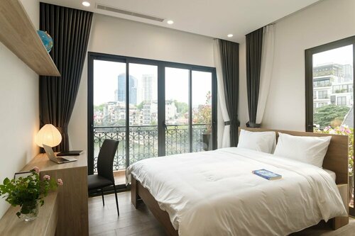 Mersey Central Hanoi Apart'Hotel, จอง คอนโดโรงแรม Ba Dinh ฮานอย