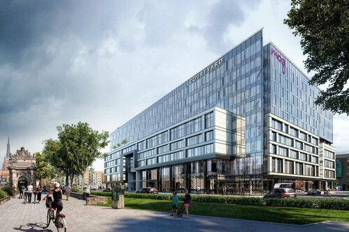 Courtyard by Marriott Szczecin City, Rezervasyon Otel West Pomerania otoparklı oteller, Otopark