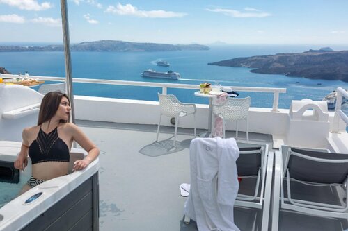 Asma Suites, Забронировать Гостевой дом Тира Santorini Caldera, рядом с Центральный автобусный вокзал