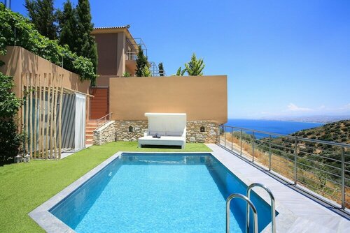 Design Villa Nicol Heated Pool Seaview, Забронировать Бутик-отель Бутик-отели Ираклион, Бутик-отель
