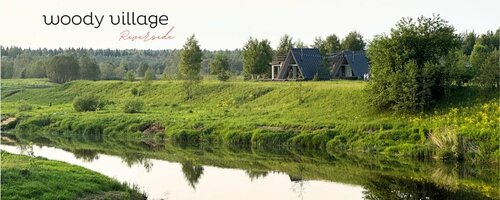 Гостевой дом Woody Village Riverside, Забронировать Гостевой дом Гостевые дома Дубны, Гостевой дом